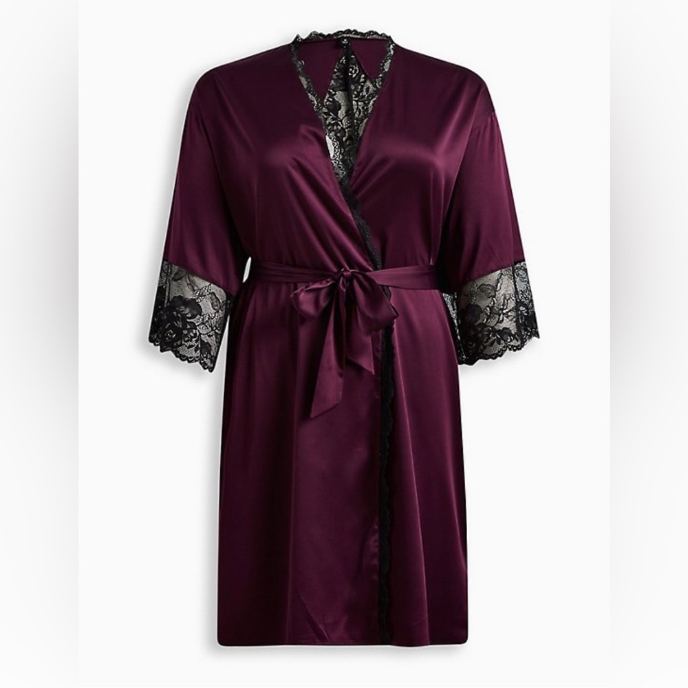 Satin and Lace Robe